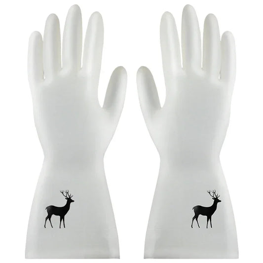 Waterproof Rubber Latex Dish Washing Gloves Kitchen Durable Cleaning Housework Chores Dishwashing Tools