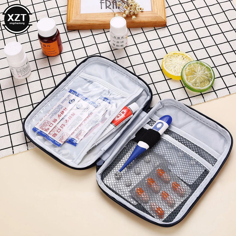 Portable First Aid Medical Kit Travel Outdoor Camping Useful Mini Medicine Storage Bag Camping Emergency Survival Bag Pill Case