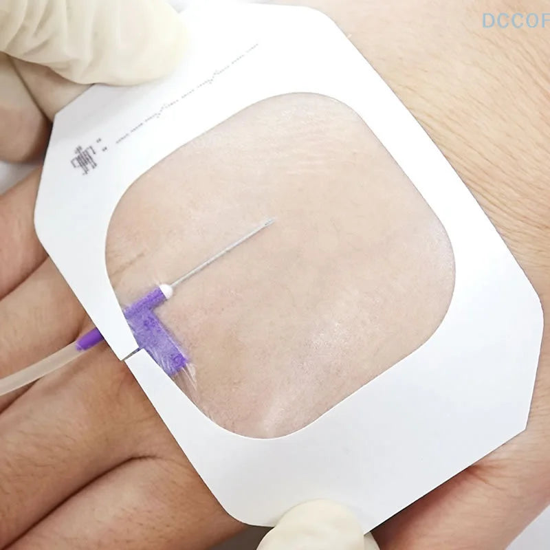 100Pcs/box Adhesive Patches Post Surgical Shower Or IV Shield Tattoo 6X7/10x12cm Transparent Film Dressing Wound Bandage