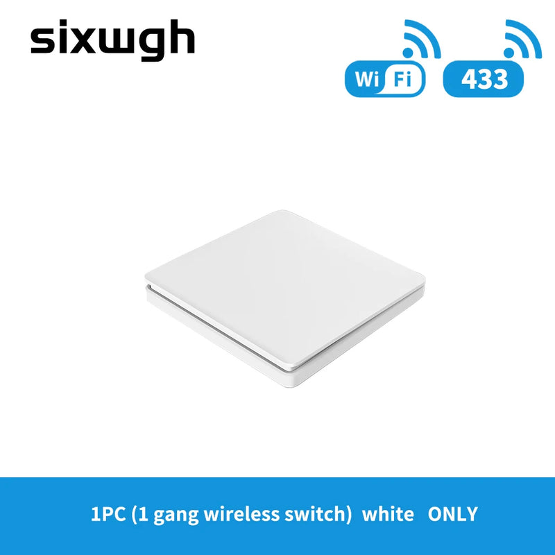 LVGESS 16A WIFI Switch Smart Home Tuya App Remote Control Smart Timer Switch No Battery Light Switch Work with Google Home Alexa