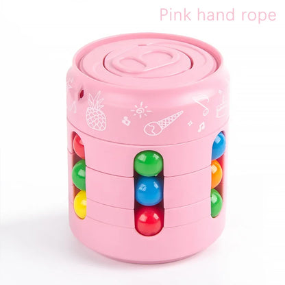 Magic Cube Fidget Toys For Children Intelligence Fingertip Cube Disk Spin Educational Cube Toys Antistress Christmas Gifts