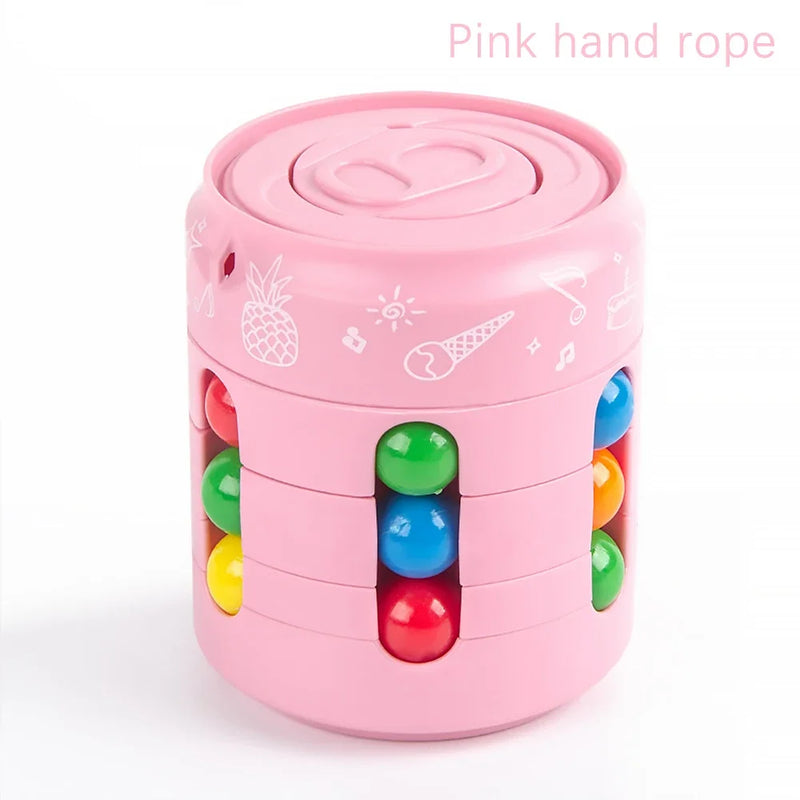Magic Cube Fidget Toys For Children Intelligence Fingertip Cube Disk Spin Educational Cube Toys Antistress Christmas Gifts