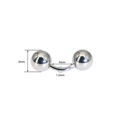 1Pc 316L Surgical Steel Curved Barbell Christina Vertical Hood Piercings Sexy Vagina Piercings Genital Piercing VCH Body Jewelr