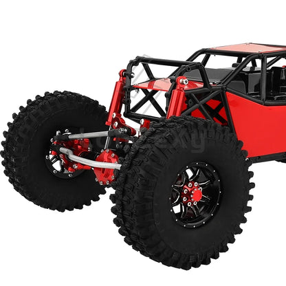 Metal 1/10 RC Simulation Climbing Crawler Frame DIY With SCX10 II 90046 Straight Axles Upgrade Car Kit Parts With Plastic Cage