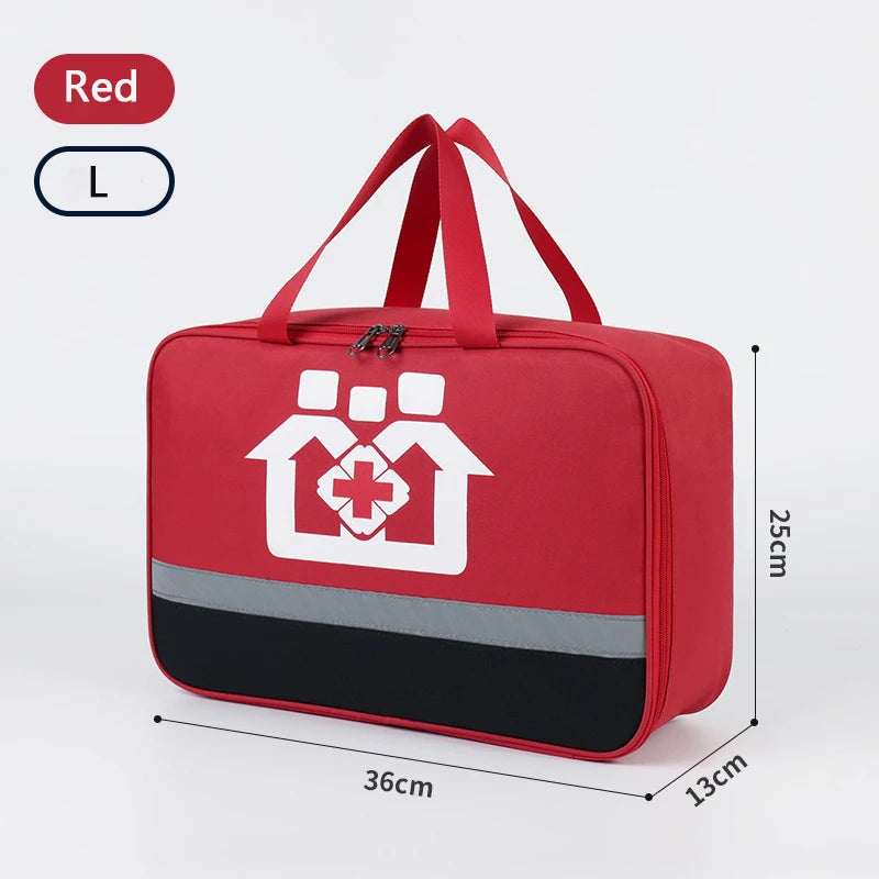 Travel Portable First Aid Kit Outdoor Camping Pill Pouch Medicine Storage Bag Family Emergency Medical Case Accessories Supplies