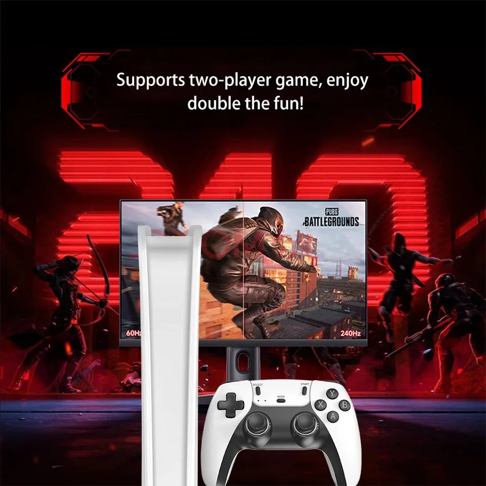 M15 Game Stick 4K Video Juegos TV Game Console Wireless Gamepads Video Game 128G 40000 Retro Game HD Output Two-player for PS1