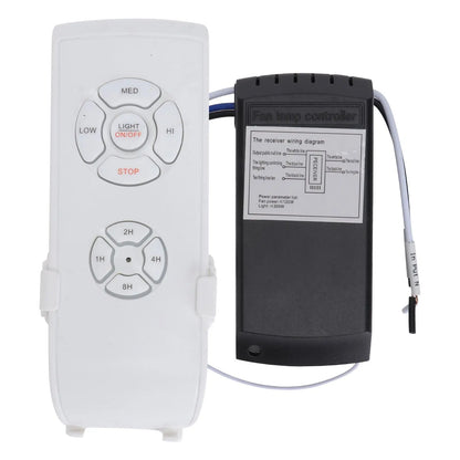 1pc Fan Lamp Controller Universal Ceiling Fan Remote Control Kit Wireless Intelligent Timing Controller Without