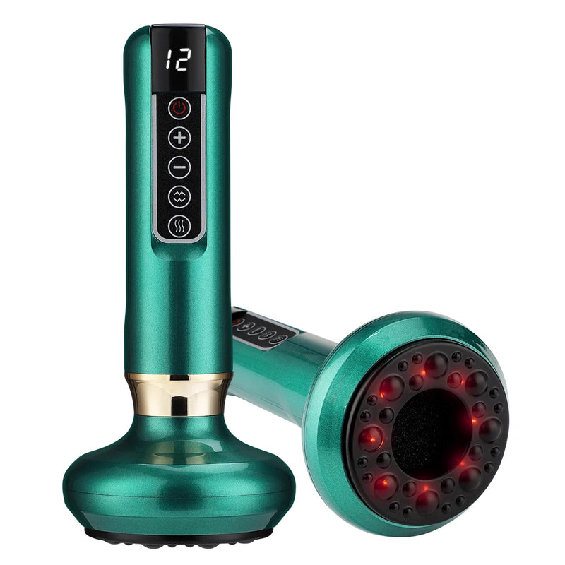 12 Gears Electric Vacuum Cupping Massage Body Cups Anti-Cellulite Therapy Massager for Body Electric Guasha Scraping Fat Burning
