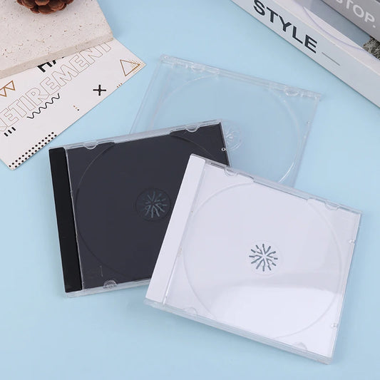 1Pcs CD Storage Case Transparent Stand Acrylic Holders For CDs DVD Storage Holder Tool
