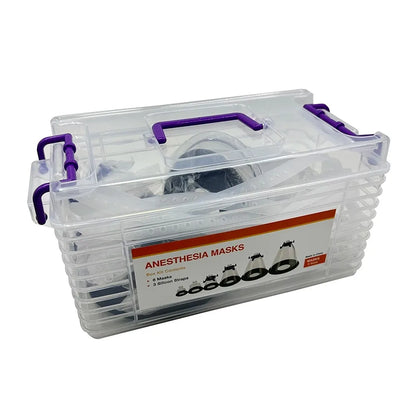 Enlarge animal surgical mask Pet Anesthesia Mask Dogs Cats Transparency Manual Resuscitator Veterinary Anesthesia Oxygen Mask