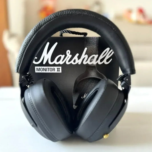 Marshall MONITOR II Wireless Bluetooth Headphones Classic Earphones Deep Bass Foldable Pop Rock Retro Music Microphone Headset