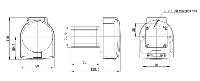 Stepper Motor OEM Peristaltic Pump Special for Medical Dialysis Equipment