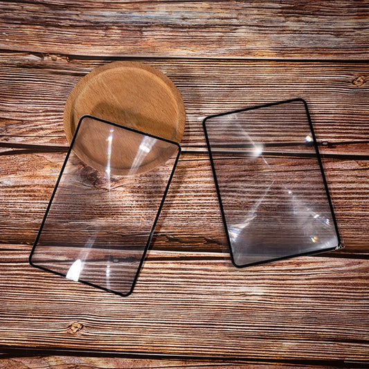 5-20PCS PVC Ultra Thin Magnifying Glass Book Page 3X Magnifier Sheet Reading Magnifying Lens Large Sheet Magnification Loupe
