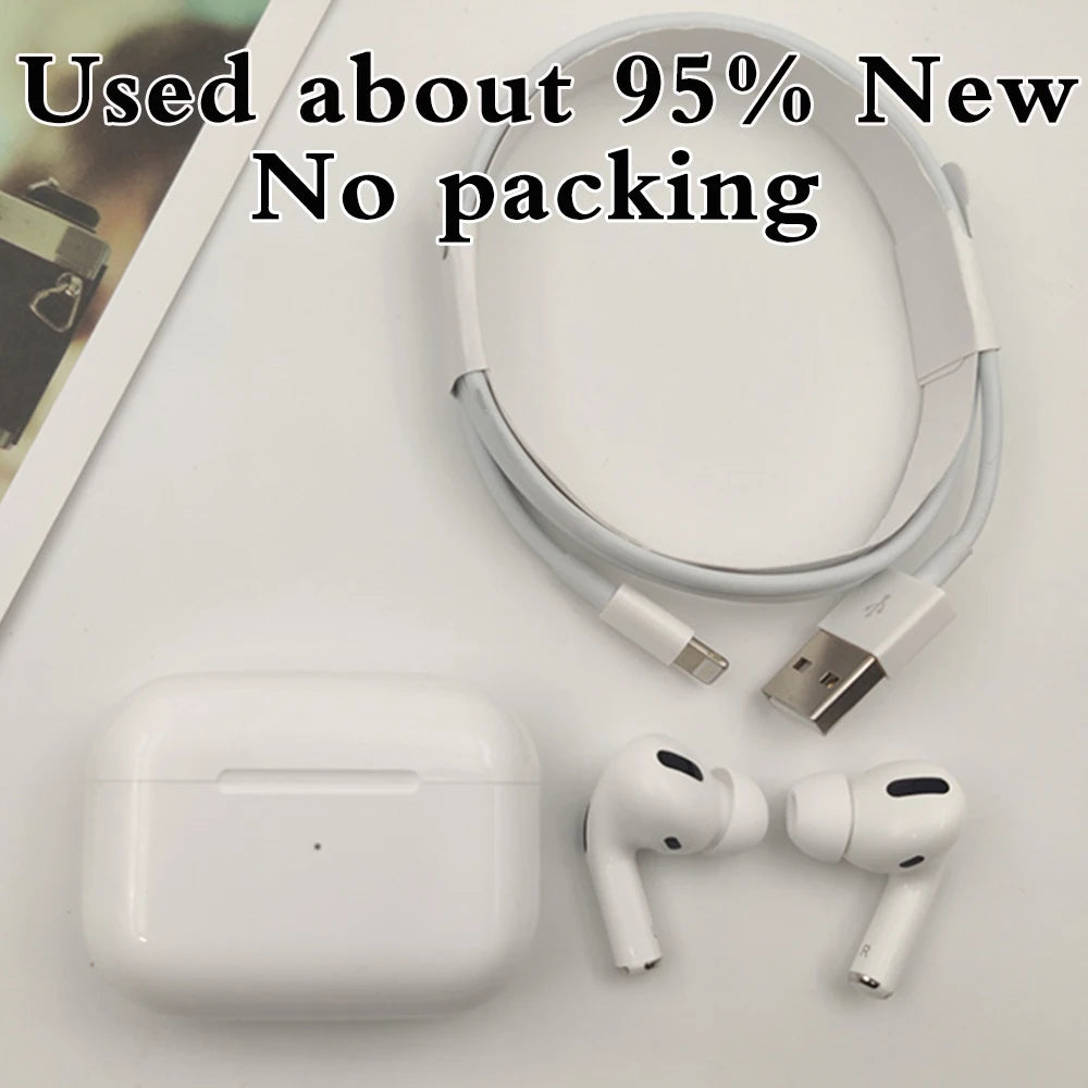 Original Apple Airpods Pro 2 3 Wireless Bluetooth Earbuds Active Noise Cancellation with Charging Case for IPhone iPad