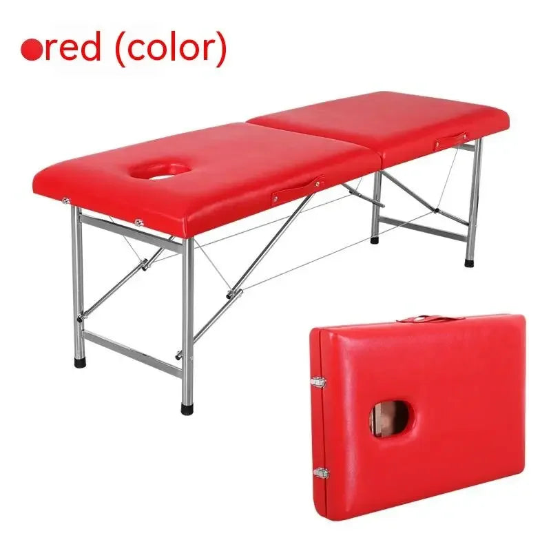 Portable Height-Adjustable Beauty Salon Spa Bed Hospital & Hotel Suitable for Massage Tables & Beds Salon Furniture