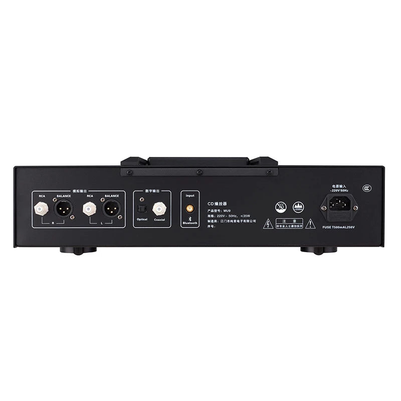 AIYIMA SMSL Music MU9 CD Turntable Player 6H3 Vacuum Tube HIFI CD carousel Player ES9018 Decoding Bluetooth with Balanced Output
