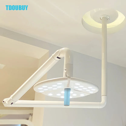 TDOUBUY KD-2018D-1 Shadowless Lamp 50W Versatile Ceiling LED Surgical Lighting ,For Dental Cosmetic, And Veterinary Procedures