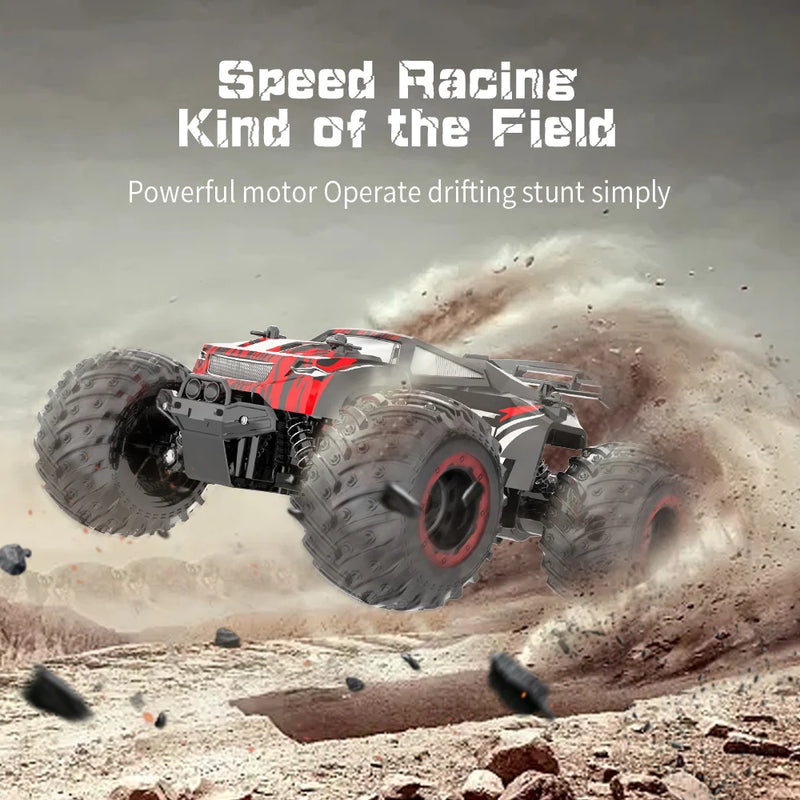 JJRC Q105 1:18 20 Km/h 2.4GHz Double Motors Drive Climbing With LED Light Off Road Remote Control Cars Drift Monster Truck Toys