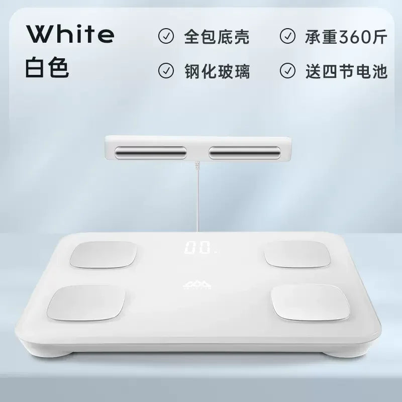 Smart Body Fat Scale:LED DisplayAPP IntegrationSmall Precision Electronic Scale for Health Tracking Bluetooth Weight Monitor.