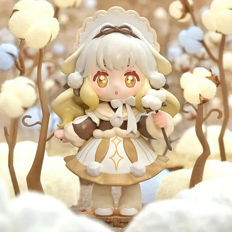 Ninizee The Secret Realm of Flowers Series  Mystery Box Dolls Kawaii Action Anime Figure Blind Box Toys Gift
