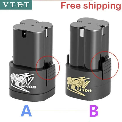 New16.8V 4800mAh Universal Rechargeable Lithium Battery For Power Tools Electric Screwdriver Electric drill Li-ion Battery 18650