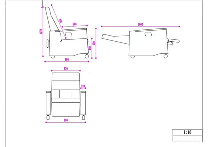 Hospital Furniture IV Inoculation Chair Manual Dialysis Chair Medical Recliner Sofa Chair