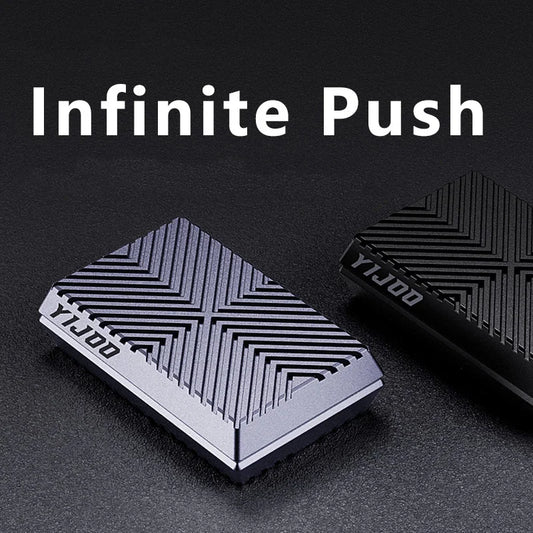 YIJOO Magnetic Push Slider Stress Relief Toy Fidget Slider Anti Stress EDC Top Spinning Poker Toys Magnetic Fidget Toys