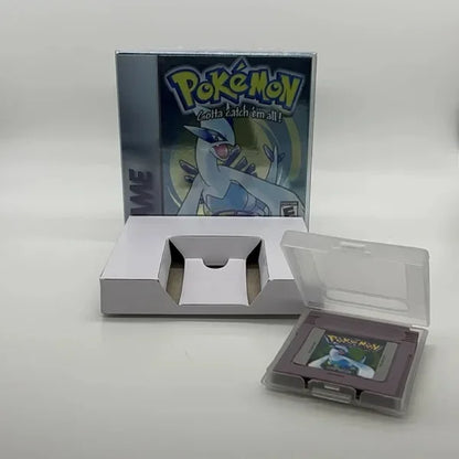 Pokemon Series Blue Crystal Gold Green Red Silver Yellow 7 Versions GBC Game In Box for 16 Bit Video Game Cartridge With Manuals
