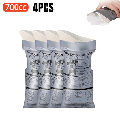 Portable Emergency Urinal Bag Outdoor Camping Pee Bags Disposable Travel Vomit Bag Mini Mobile Toilet for Men Women Children