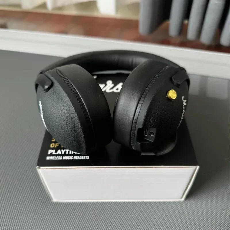 New Marshall MONITOR II Wireless Bluetooth Headphones Heavy Bass Foldable Earphones for Music Gaming with Microphone Headset