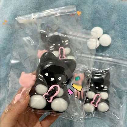 Cute Cat Cartoon Bear Squeeze Toys Sensory Toy TPR Pinch Decompression Toy Fidget Toy Lamb Cartoon Fidget Toy Kid