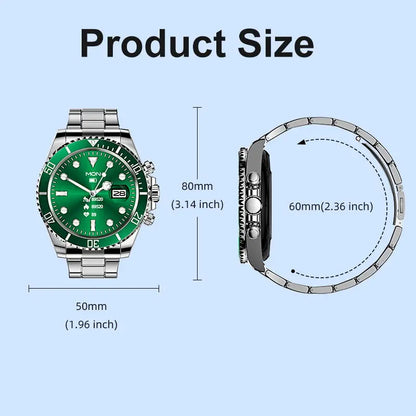 High-end Men's Smartwatch Smart Watch Luxury Aiweile AW12 Replica Business Sports Wireless Imitation Hebrew Korean Support 2024