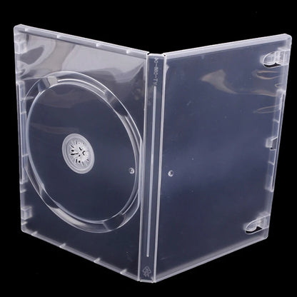 Transparent Bottom CD Box Empty CD Case PP Plastic Milky Transparent CD Case CD Case Capacity 1 Discs