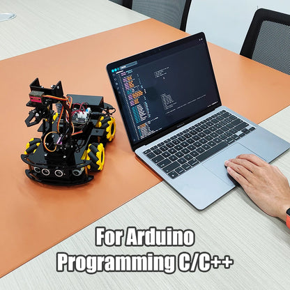 Smart Robot Arm Kit For Arduino Programming Automation Kits Robotic Arm Coding Robotic Electronic Kit Education Big Public Sets