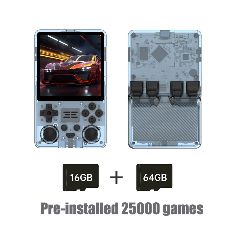 NEW POWKIDDY RGB20SX Handheld Game Console 720*720 4 Inch IPS Screen Built-in WIFI Retro Gaming Opending Linux Children's Gifts