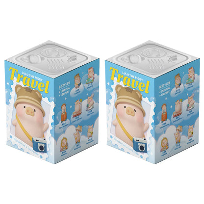 Lulu The Piggy Travel Blind Box Cute Cartoon Mystery Boxes Decor Doll Surprise Bag Child Girl Birthday Gift Desk Ornament Toys