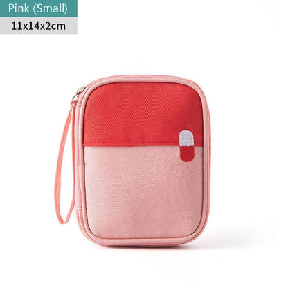 Mini Portable Medicine Storage Bag Empty Travel First Aid Kit Medicine Bags Organizer Outdoor Emergency Survival Bag Pill Case