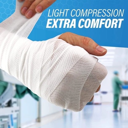 4 Rolls Premium Gauze Rolls,Breathable Flexible, Stretchable  Gauze Bandage Roll for First Aid Wound Care & Medical Supplies