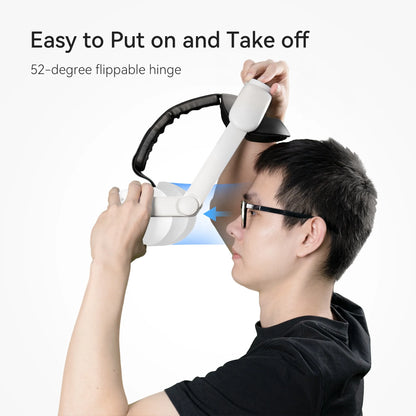 KIWI design Comfort Adjustable Head Strap Compatible with Quest 2 Increase Supporting Improve Comfort-Virtual VR Accessories