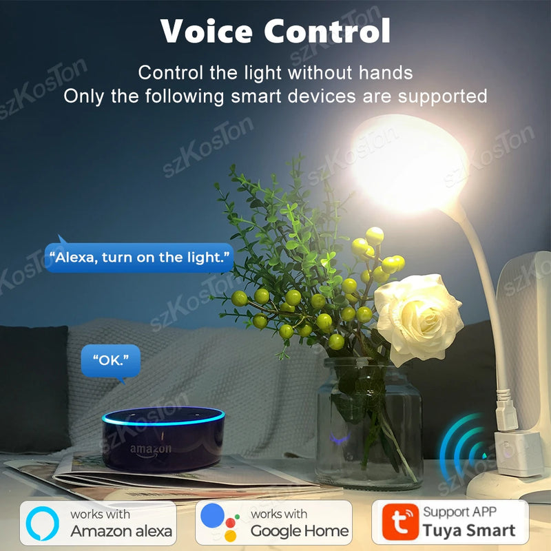 Tuya Smart WiFi Zigbee 1-3 Gang Mini USB Power Adaptor Charging Plug Smart Life APP Timing Voice Control Via for Alexa Google