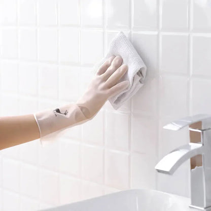 Waterproof Rubber Latex Dish Washing Gloves Kitchen Durable Cleaning Housework Chores Dishwashing Tools