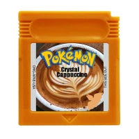 GBC Game Cartridge Pokemon Series Black White Genesis Creepy Black Dark Energy 16 Bit Video Game Console Card