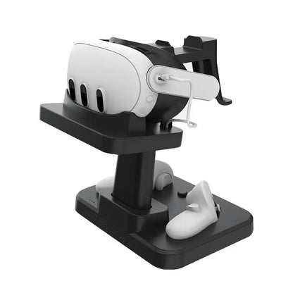 VR Head Strap Comfortable Sponge Headwear Charging Headset With Built-In 8000mAh Batteries For Meta-Ques-t 3 VR Accessories