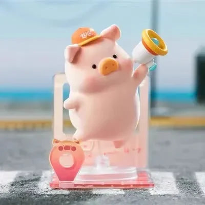 Lulu The Piggy Travel Blind Box Cute Cartoon Mystery Boxes Decor Doll Surprise Bag Child Girl Birthday Gift Desk Ornament Toys