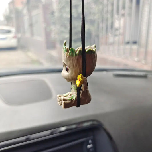5-6Cm Tree Man Groot Guardians of The Galaxy Marvel Avengers Anime Mini Toys Action Figure Sitting Groot kids Toys Gifts