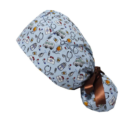 Operation Headgear Hat Nurse Cap Bandanna Printed Butterfly Hat Soft Breathable Surgical Cap Headwear Hospital Accessories