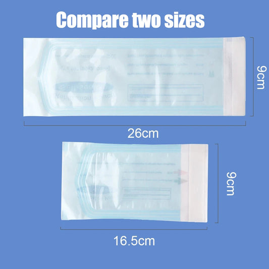 100PCS Self-Sealing Sterilization Pouches Bags 7 Size Disposable Nail Art Disinfection Bag Tattoo Nail Dental Tool Storage Bag