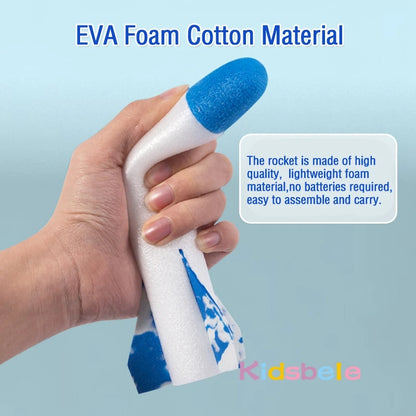 Kid Air Rocket Foot Pump Launcher Toys Sport Game Jump Stomp Outdoor Child Play Set Toy Pressed Rocket Launchers Pedal Games