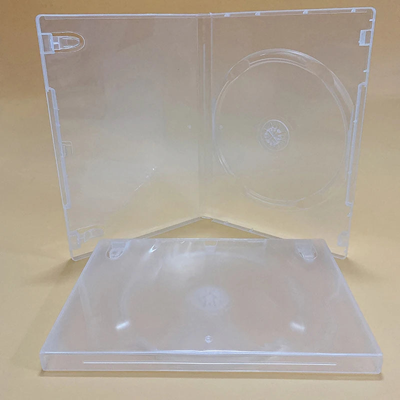 Transparent Bottom CD Box Empty CD Case PP Plastic Milky Transparent CD Case CD Case Capacity 1 Discs