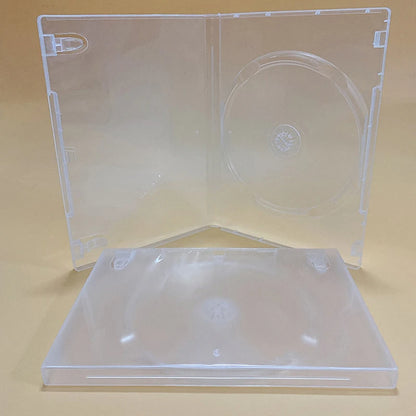 Transparent Bottom CD Box Empty CD Case PP Plastic Milky Transparent CD Case CD Case Capacity 1 Discs